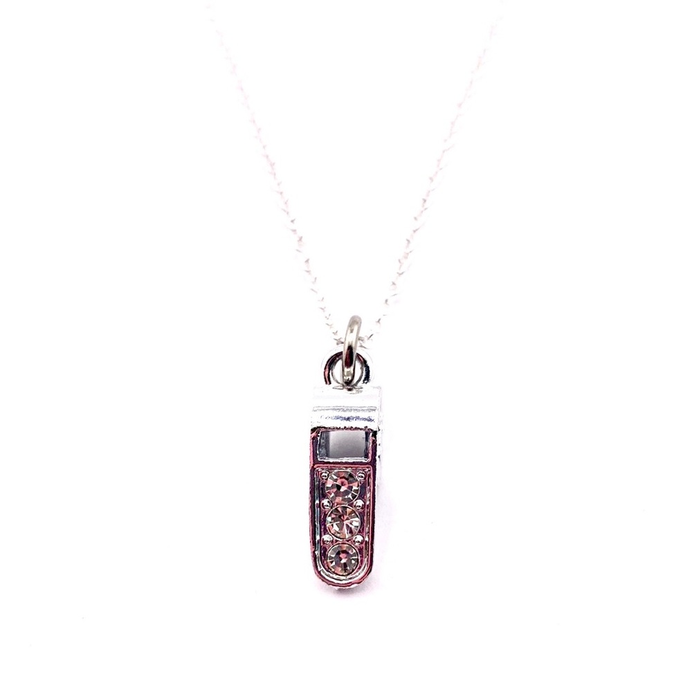 Whistle Necklace Rhinestone Referees - Picture 6 of 10